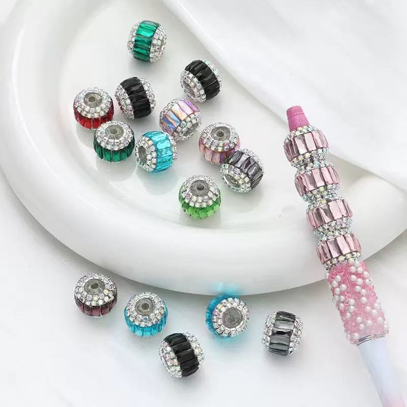 Glitter Cat's-Eye Starry Resin Beads