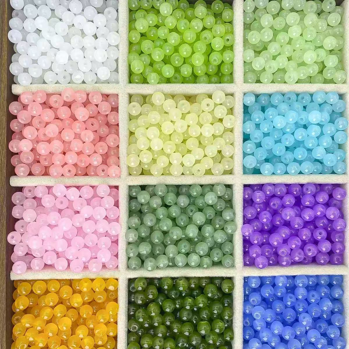 Polymer Clay Rhinestone Ball Beads — Full Color Set