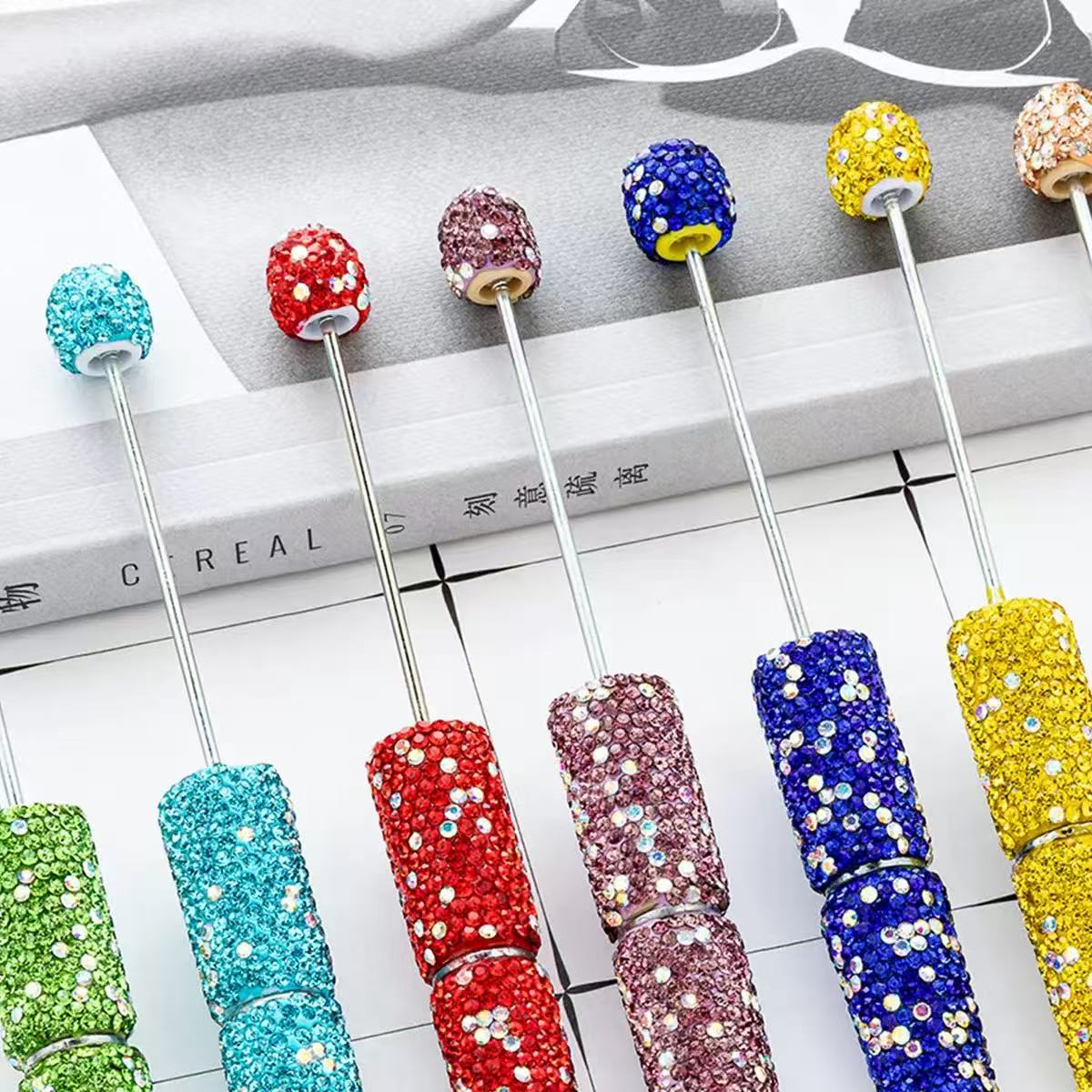 Two-Tone Candy Color-Shift Starry Resin Beads